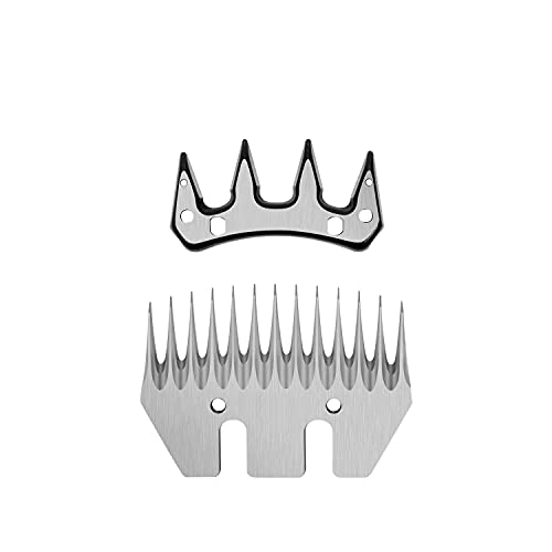 Combs Shear Blades Replacement Goat Clipper Blades for Sheep Shears Electric Clipper 13 (4.13 Tooth Replacement Blades)