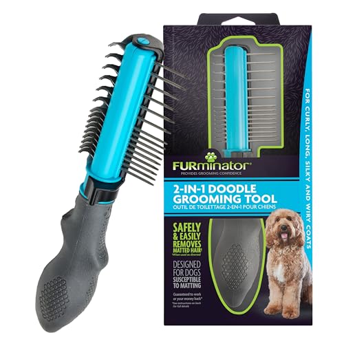 2-in-1 Doodle Grooming Tool for Dogs Susceptible to Matting (2-in-1 Tool)