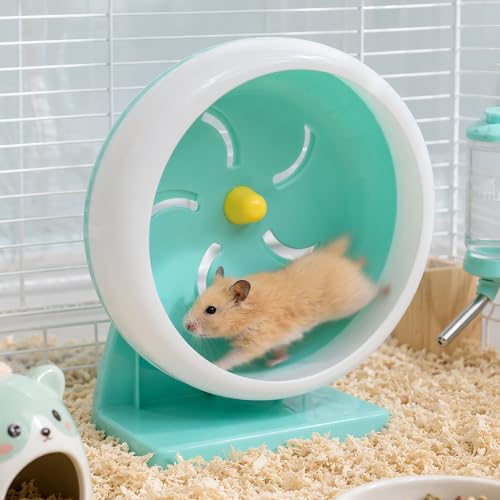 7 Inch Silent Hamster Exercise Wheel with Stand