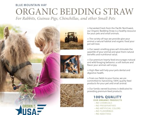 Organic Bedding Straw for Pets (5lb)