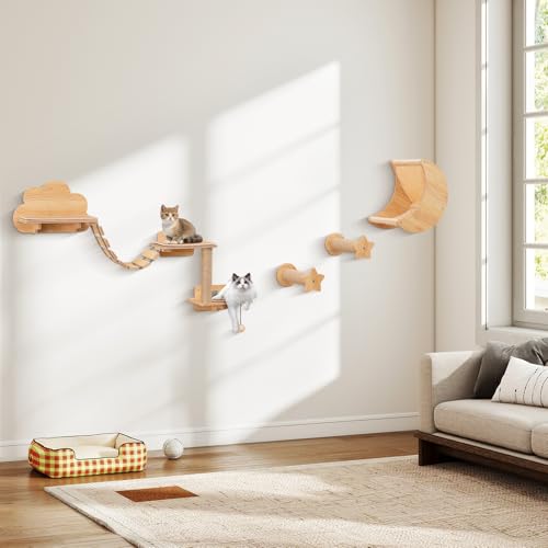 Cat Wall Shelves (6 Pieces)