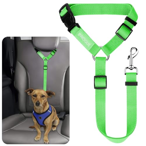 Dog Seat Belt for Car (Green)