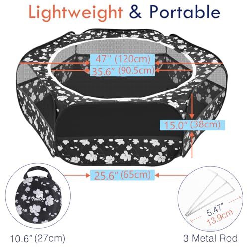 Small Animal Playpen with Zippered Cover (T-Magnolia)