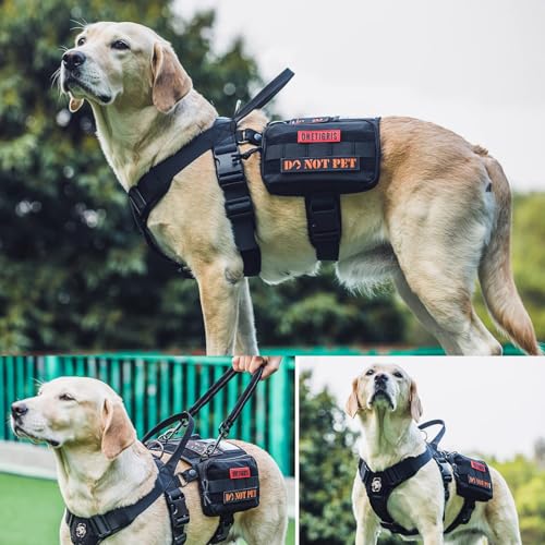 Service Dog Vest Harness (Large / Black)