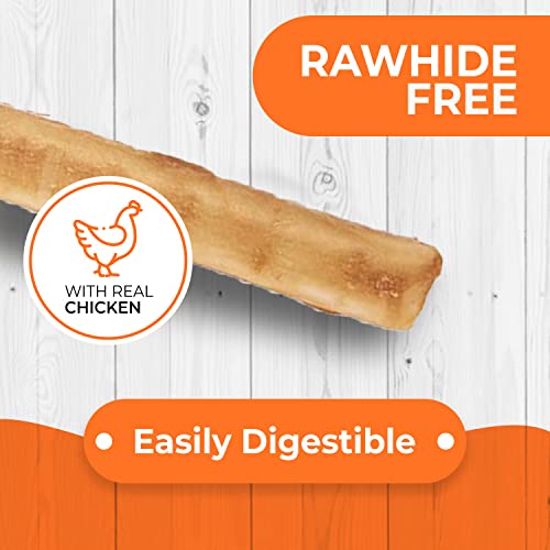 Rawhide Free Chicken Recipe Dog Chews (1 Count (Pack of 40))