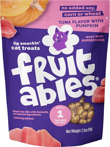 Crunchy Cat Treats (2.5 Ounce (Pack of 1) / Tuna & Pumpkin)
