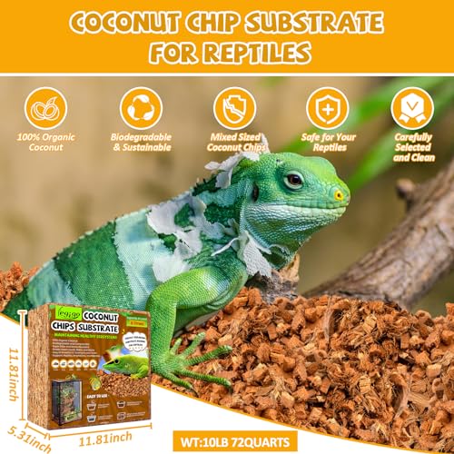 10LB Coconut Husk for Reptiles (1 Pack-10LBS)