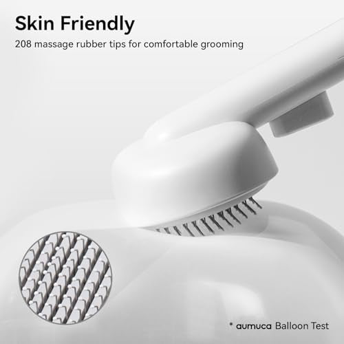 Cat Brush for Shedding (White)