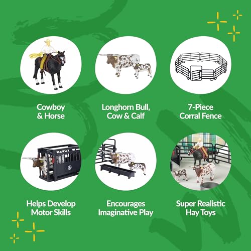 Durable 16 Piece Farm Playset