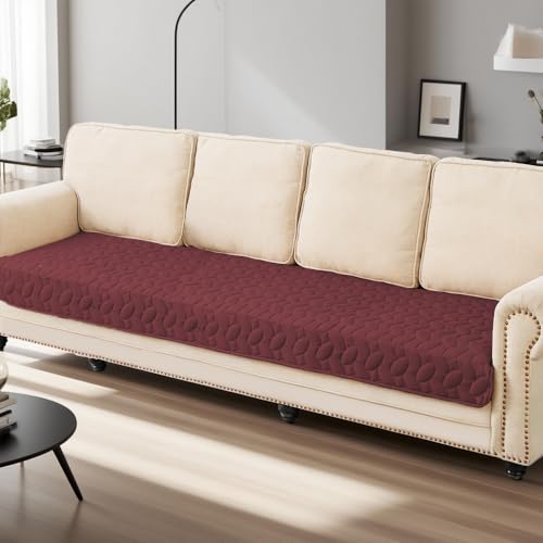 Waterproof Pet Bed Cover Anti (30x80 Inch (Pack of 1) / Burgundy)