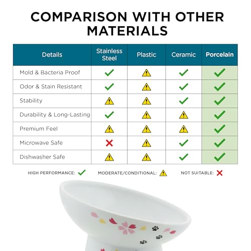 Necoichi Porcelain (Sakura / Regular Tilted)