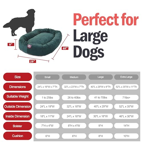 Micro Velvet Dog Bed (Marine)