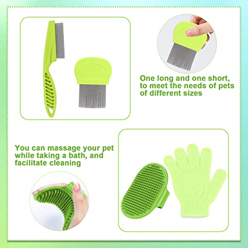 8 Pcs Small Animal Grooming Kit (Green)
