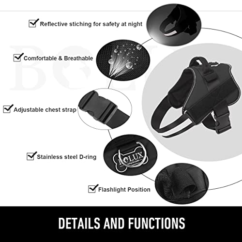 Dog Harness No (X-Large (Pack of 1) / Black)