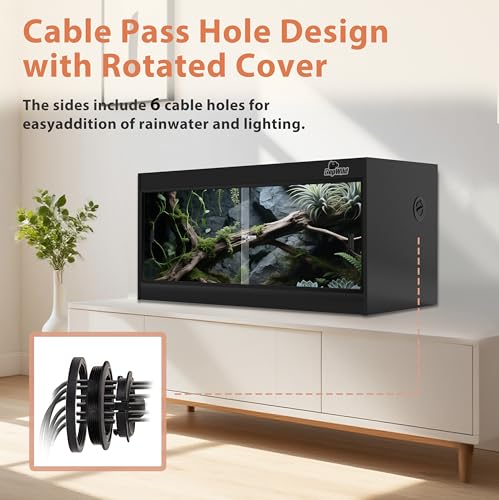 20 Gallon PVC Reptile Enclosure (30"W x 12"D x 12"H)
