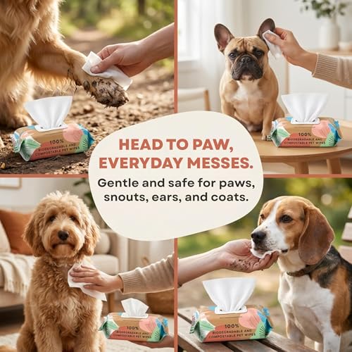 Dog & Cat Grooming Wipes (100 Count)