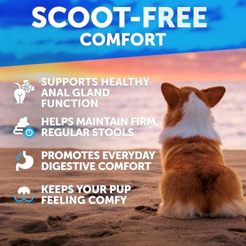Anal Gland Support Chews for Dogs (120 Treats)