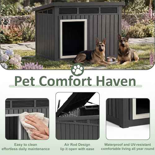 Small Dog House (Classic Black / 32.2*25.12*24.13)