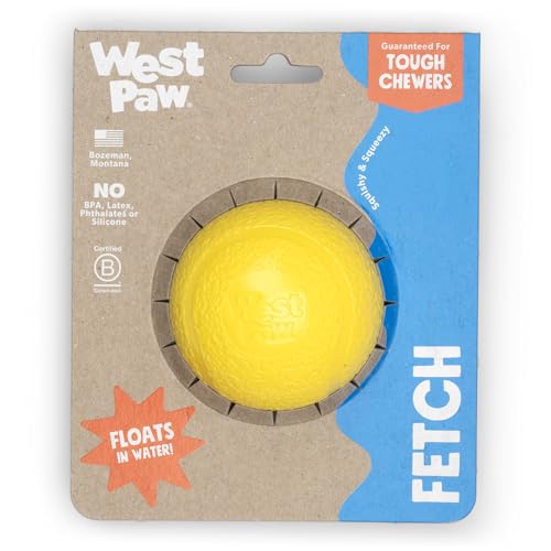 Boundr Ball Dog Fetch Toy (Large (Pack of 1) / Dandelion)