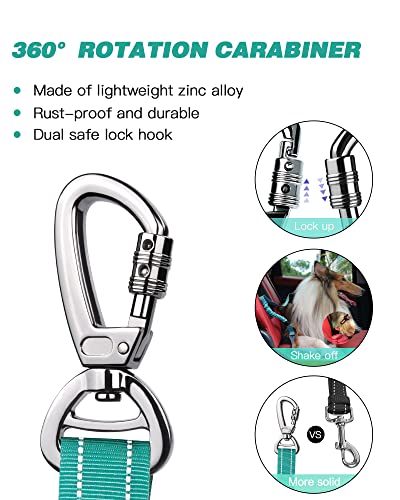 Dog Seat Belt for Car (Teal)