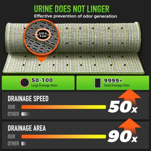 Artificial Grass for Dogs (Green / 45 x 27.5")