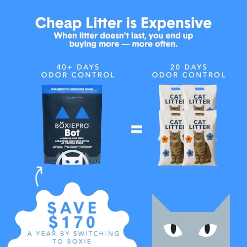 Bot Probiotic Cat Litter Automatic Box 40+ Day Odor Control 16 lb (16 lb)