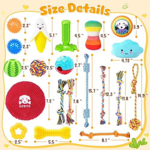 25 Pack Various Dog (Colorful)