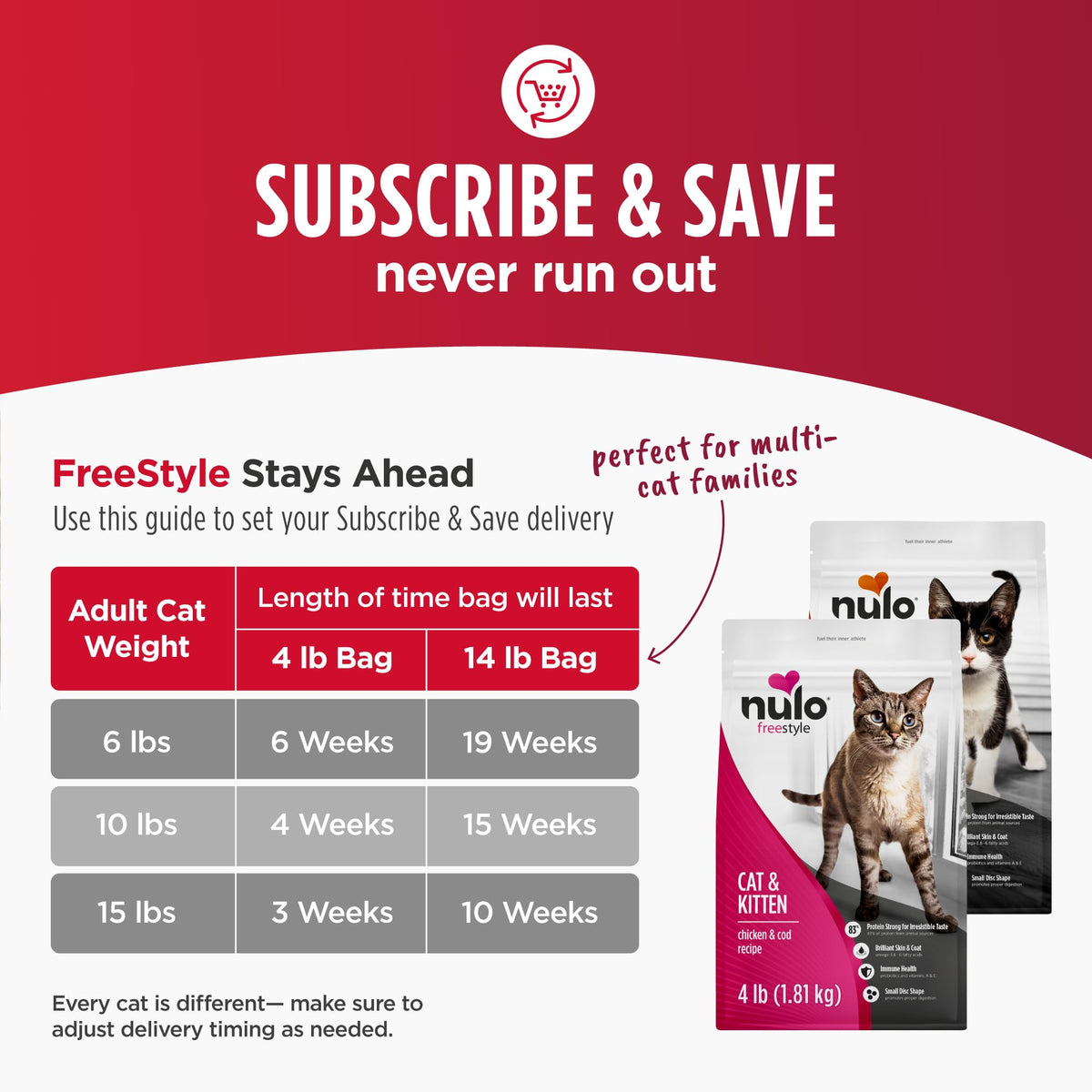 FreeStyle Cat & Kitten Dry Food (14 Pound (Pack of 1))