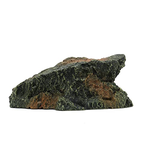 Reptile Rock Hide Cave Aquarium Habitat Decor Tortoise Hideout