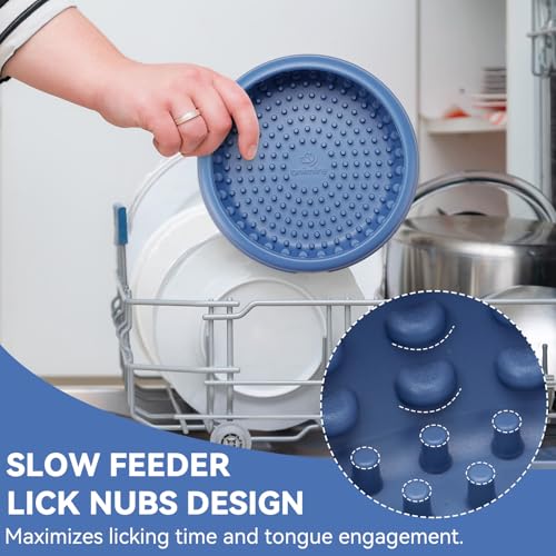 Dog Lick Bowl (XL / Dark blue)