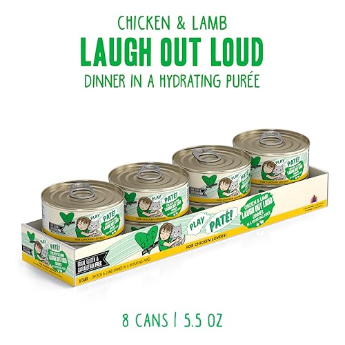 B.F.F. Play Best Feline Friend Paté Lovers (5.5 Ounce (Pack of 8))