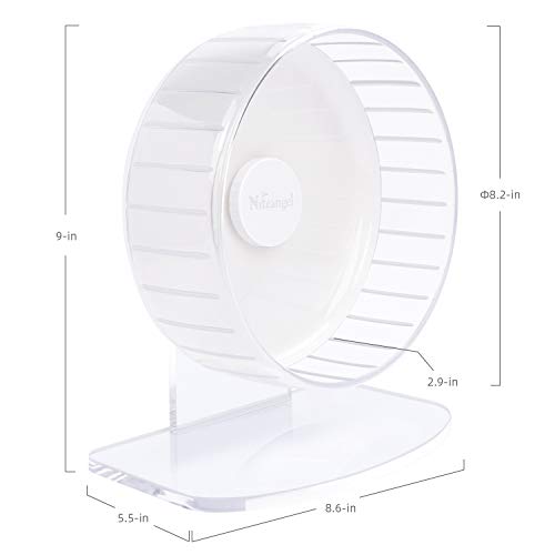 Super Silent Hamster Exercise Wheel (Small / White)