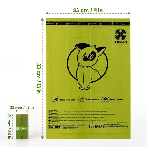 Dog Poop Bags Rolls with Dispenser & Holder (1 Count (Pack of 510))