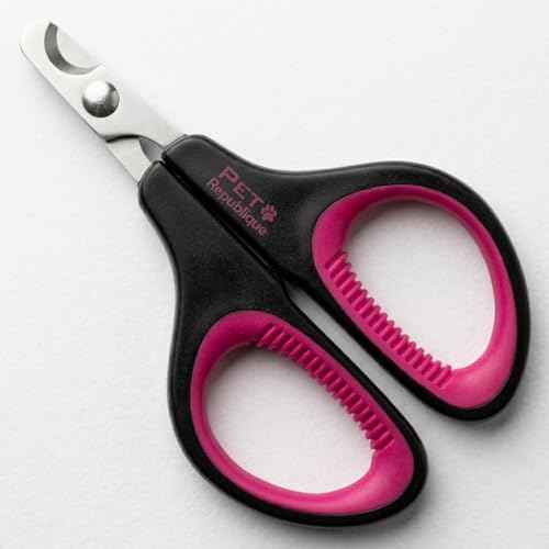 Cat Nail Clippers by Pet Republique (Black & Pink)