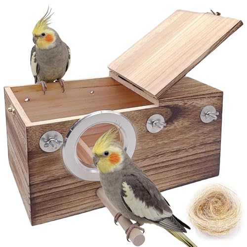 Parakeet Nesting Box (L: 11.4*5.9*5.9inch)