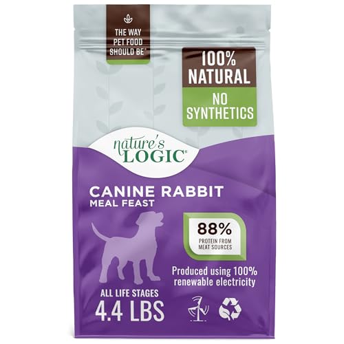 Dry Dog Food Rabbit Meal Feast Dry Kibble (4.4 Pound (Pack of 1))