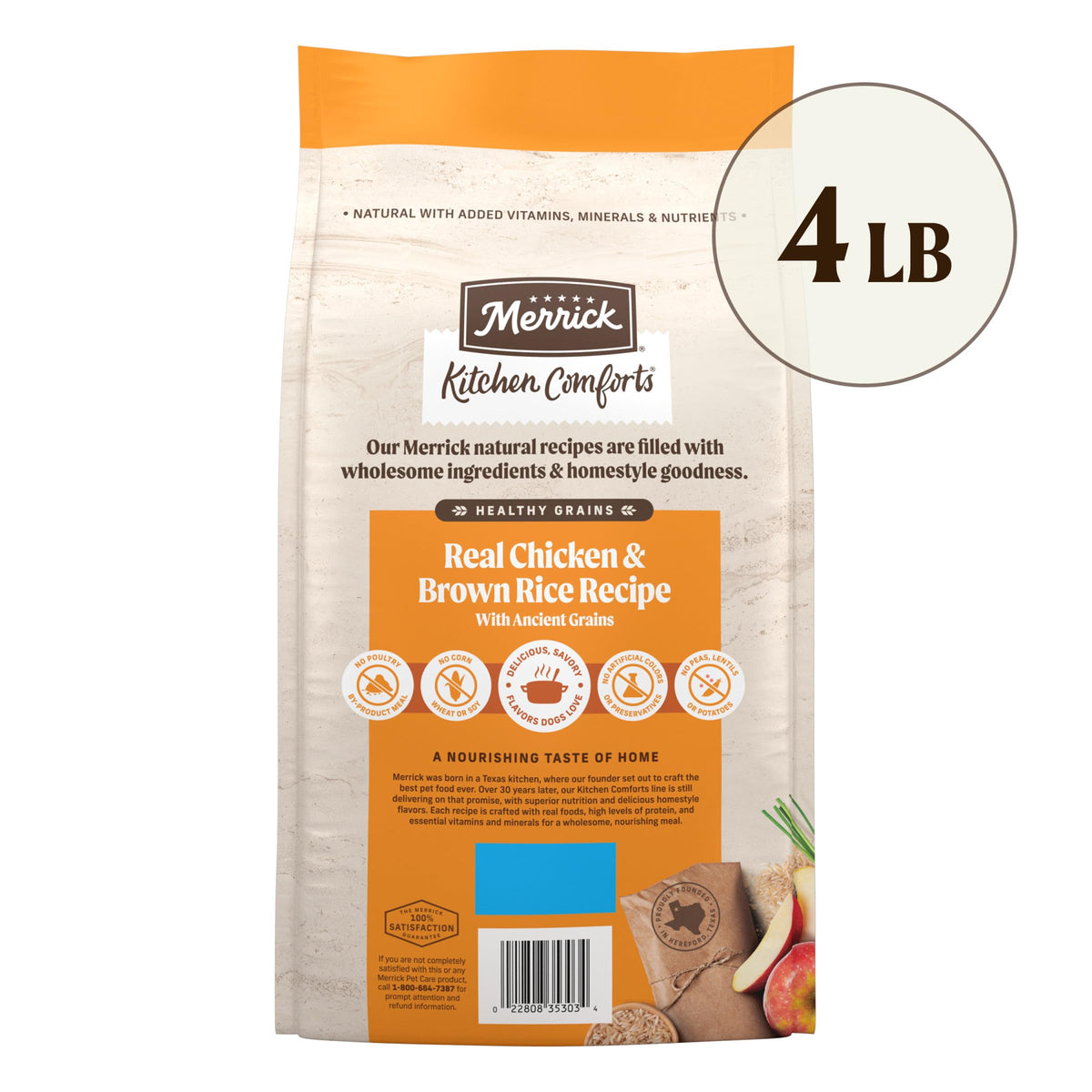 Healthy Grains Dry Dog Food (4 Pound (Pack of 1))