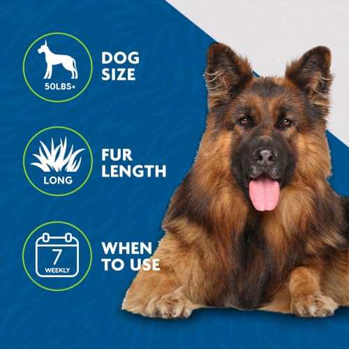 Large Dog Undercoat deShedding Tool for Long Hair (long hair - new model / Large)