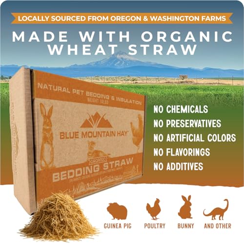 Organic Bedding Straw for Pets (5lb)