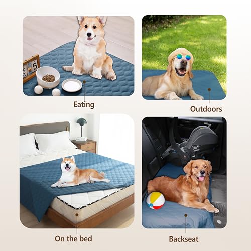 Waterproof Blanket (30x70 Inch (Pack of 1) / Dark Blue)