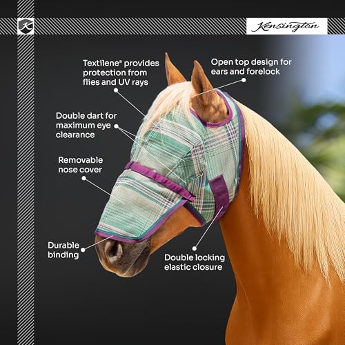 Fly Mask with Removable Nose (M (Small Horse))