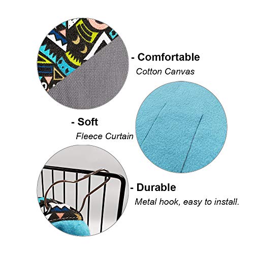 Guinea Pig Hideout Hideaway Corner Fleece Toys Cage Accessories (Blue)