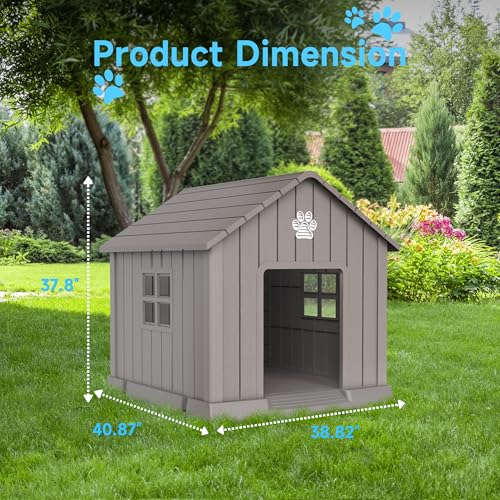 Dog House Outdoor (Gray / 40.87*37.80*38.82)