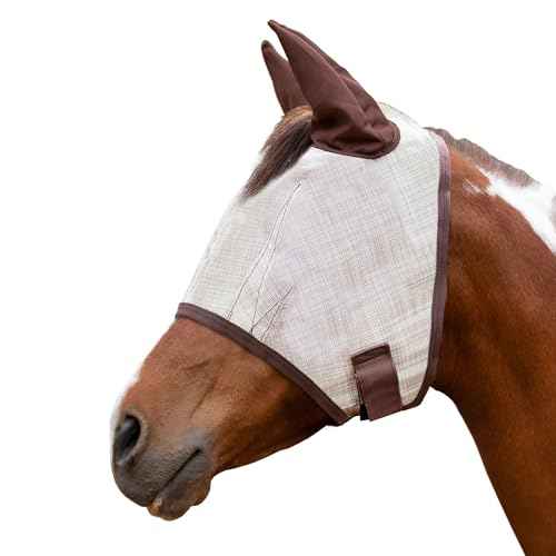 Kensington Signature Fly Mask w (XL (Large Horse) / 500 - Desert Sand)