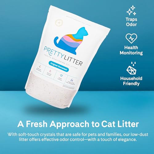 PrettyLitter Health Monitoring Cat Litter (6 LB (Pack of 4))