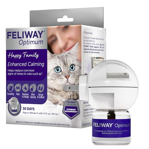 Optimum Cat Calming Pheromone Diffuser Kit (Translucent / 1 Pack)