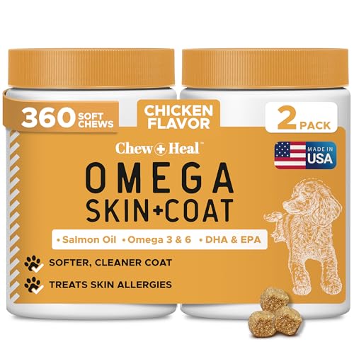 Omega 3 Fish Oil for Dogs (360 Chews)
