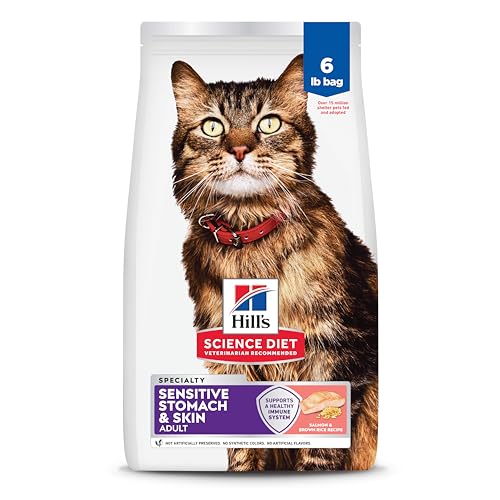 Sensitive Stomach & Skin Dry Cat Food (6 Pound (Pack of 1))