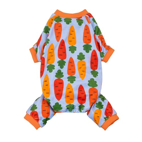 Carrot Dog Flecce Pajamas (Carrot / Small)