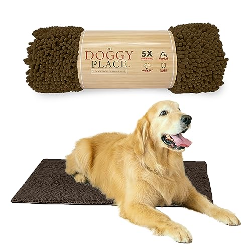 Dog Mud Mat 36" x 26" Brown (36" x 26" / Brown)